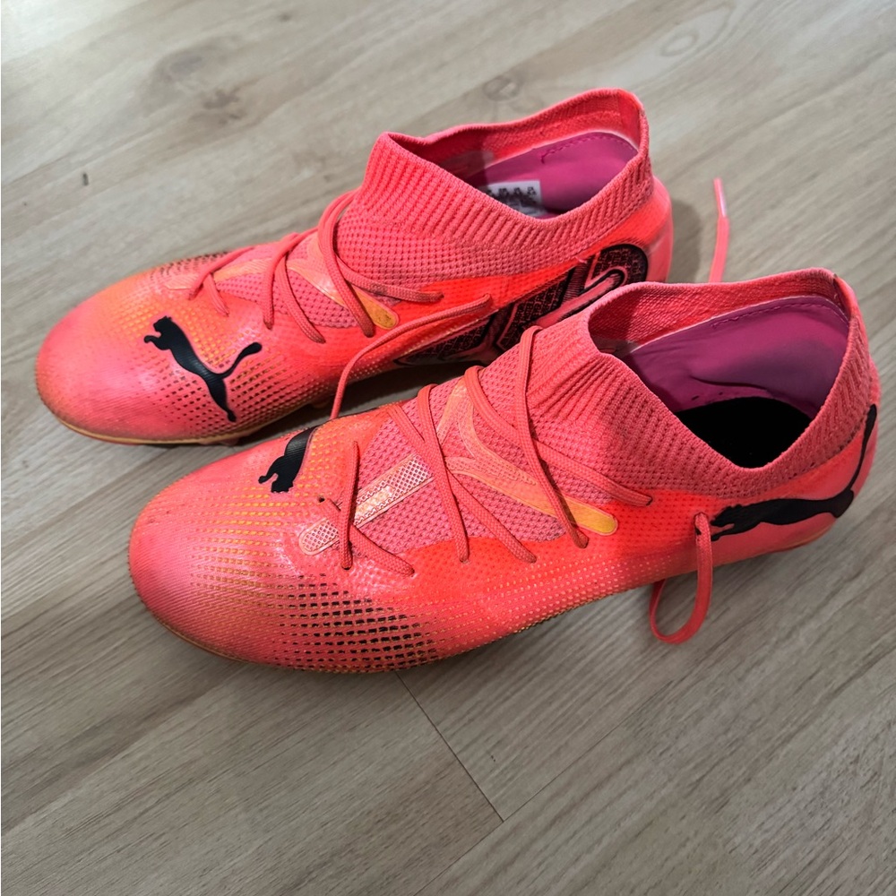 Puma Neon Pink Soccer Cleats